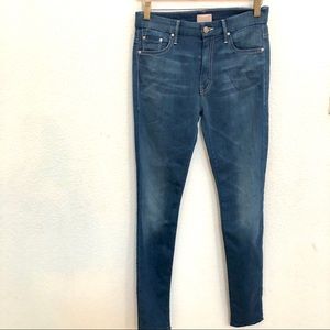 Mother Denim High Waist Looker Medium Wash 27 EUC